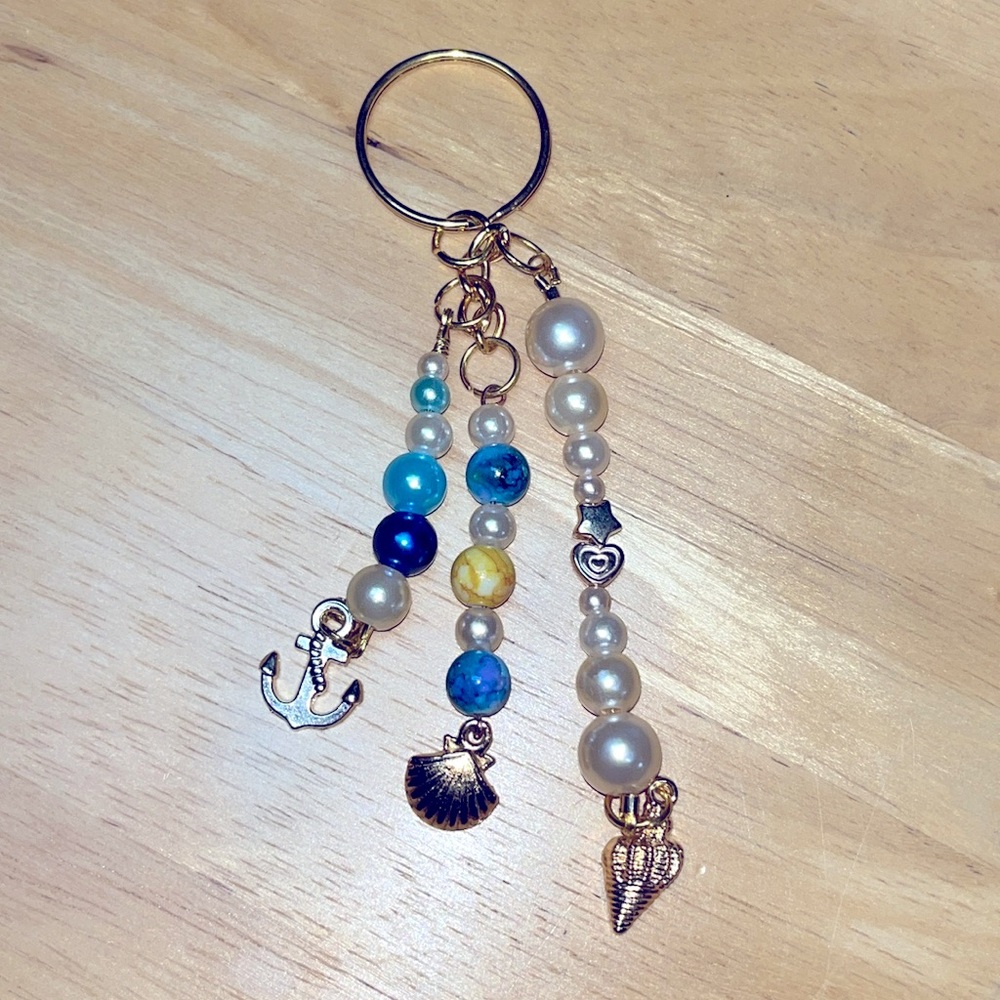 Ocean themed keyring